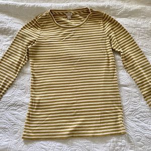 J Crew ribbed long sleeve top
